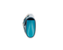 Egee Clutch In Tadelakt Bleu Izmir, bottom view